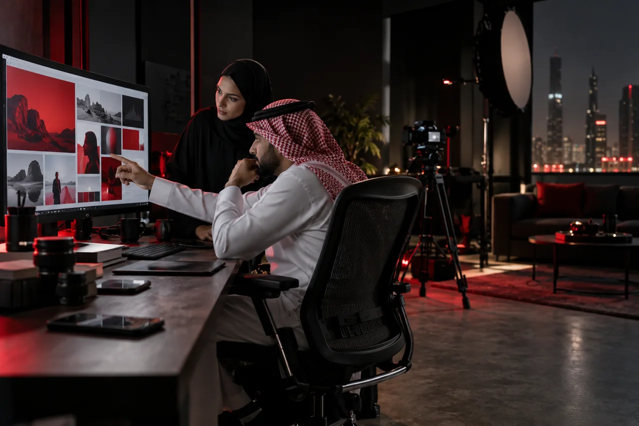 Visual concept for digital marketing